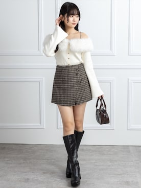 clear(クリア)さん（レディース・162cm）の冬コーディネート