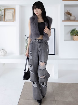 「アイテム（その他アウター）」を使った、clear(クリア)さん（レディース・162cm）の夏コーディネート