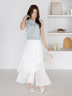 「CLEAR BASIC（クリアベーシック）のアイテム」を使った、clear(クリア)さん（レディース・163cm）の夏コーディネート