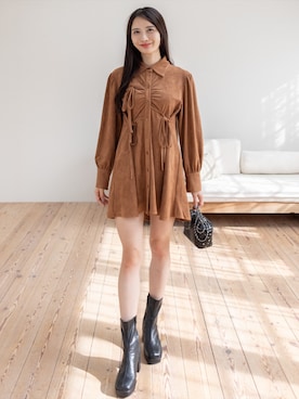 「冬コーデ」｜clear(クリア)さん（レディース・165cm）の冬コーディネート