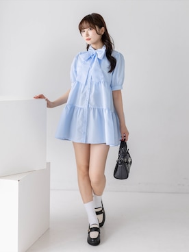 「clear（クリア）のアイテム（バッグ）」を使った、clear(クリア)さん（レディース・162cm）の春コーディネート