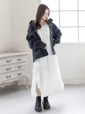 「CLEAR BASIC（クリアベーシック）のアイテム」を使った、clear(クリア)さん（レディース・163cm）の春コーディネート