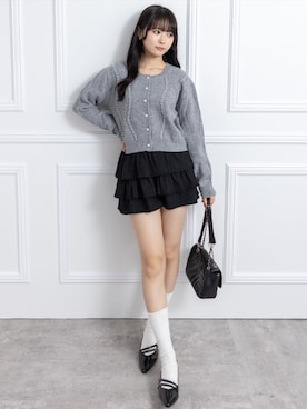 「CLEAR BASIC（クリアベーシック）のアイテム」を使った、clear(クリア)さん（レディース・162cm）の秋コーディネート