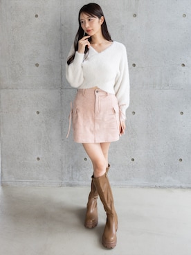 「clear（クリア）のアイテム（スカート）」を使った、clear(クリア)さん（レディース・165cm）の秋コーディネート