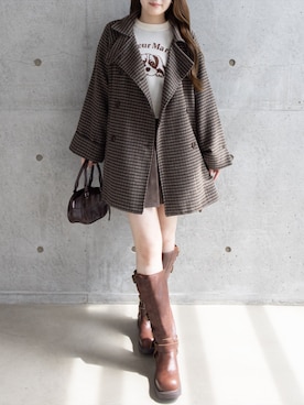 「アイテム（その他シューズ）」を使った、clear(クリア)さん（レディース・163cm）の秋コーディネート