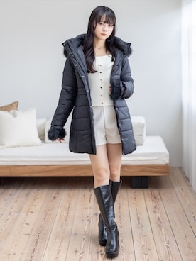 clear(クリア)さん（レディース・162cm）の冬コーディネート