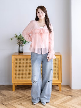 「CLEAR BASIC（クリアベーシック）のアイテム」を使った、clear(クリア)さん（レディース・163cm）の夏コーディネート