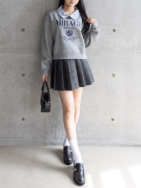 「clear（クリア）のアイテム（スカート）」を使った、clear(クリア)さん（レディース・162cm）の秋コーディネート