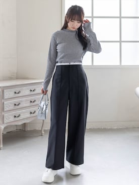 「CLEAR BASIC（クリアベーシック）のアイテム」を使った、clear(クリア)さん（レディース・162cm）の春コーディネート