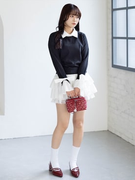 「CLEAR BASIC（クリアベーシック）のアイテム」を使った、clear(クリア)さん（レディース・162cm）の夏コーディネート