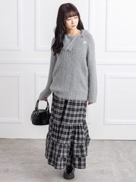 「アイテム（チュニック）」を使った、clear(クリア)さん（レディース・162cm）の冬コーディネート