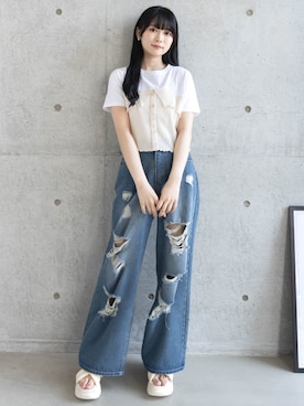 「clear（クリア）のアイテム」を使った、clear(クリア)さん（レディース・162cm）の夏コーディネート
