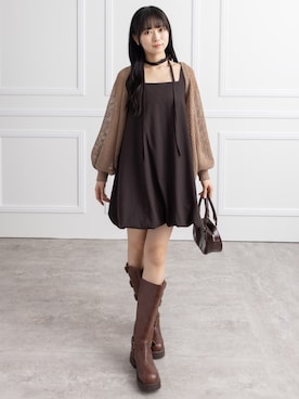 「CLEAR BASIC（クリアベーシック）のアイテム（トップス）」を使った、clear(クリア)さん（レディース・162cm）の秋コーディネート