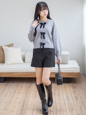 clear(クリア)さん（レディース・162cm）の冬コーディネート