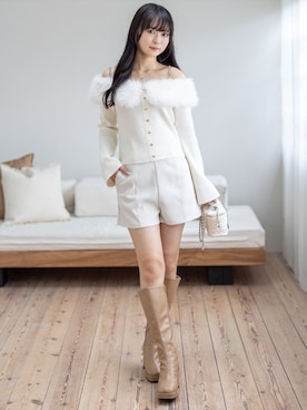 clear(クリア)さん（レディース・162cm）の冬コーディネート