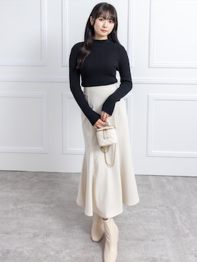 「CLEAR BASIC（クリアベーシック）のアイテム」を使った、clear(クリア)さん（レディース・162cm）の秋コーディネート