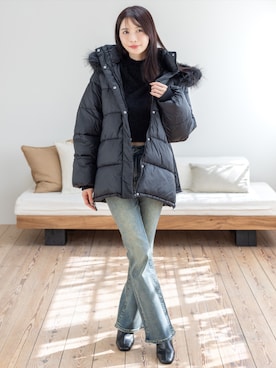 「clear（クリア）のアイテム」を使った、clear(クリア)さん（レディース・165cm）の冬コーディネート