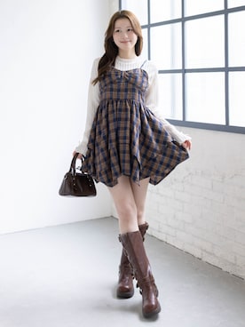 「clear（クリア）のアイテム（トップス）」を使った、clear(クリア)さん（レディース・163cm）の春コーディネート