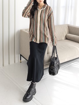 「CLEAR BASIC（クリアベーシック）のアイテム」を使った、clear(クリア)さん（レディース・162cm）の秋コーディネート