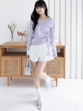 「clear（クリア）のアイテム（パンツ）」を使った、clear(クリア)さん（レディース・162cm）の冬コーディネート