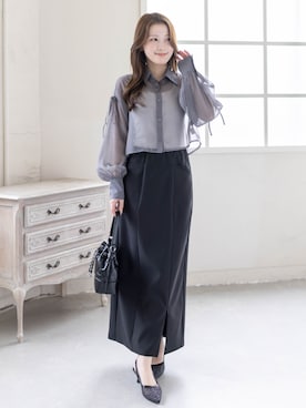 「CLEAR BASIC（クリアベーシック）のアイテム」を使った、clear(クリア)さん（レディース・163cm）の春コーディネート