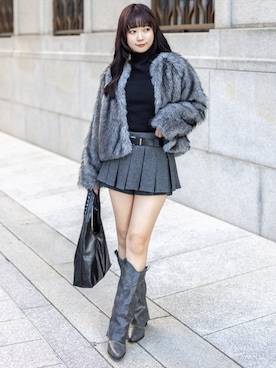 clear(クリア)さん（レディース・162cm）の冬コーディネート