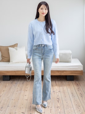 「CLEAR BASIC（クリアベーシック）のアイテム」を使った、clear(クリア)さん（レディース・165cm）の冬コーディネート