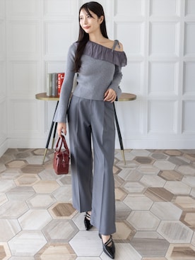 「CLEAR BASIC（クリアベーシック）のアイテム」を使った、clear(クリア)さん（レディース・165cm）の秋コーディネート