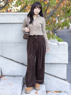 「clear（クリア）のアイテム」を使った、clear(クリア)さん（レディース・162cm）の冬コーディネート