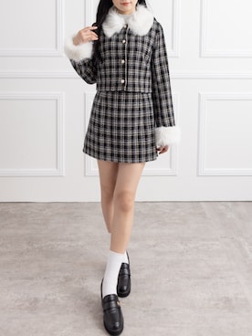 「clear（クリア）のアイテム（ジャケット/アウター）」を使った、clear(クリア)さん（レディース・162cm）の秋コーディネート