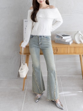 clear(クリア)さん（レディース・163cm）の冬コーディネート