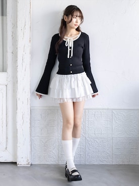 「clear（クリア）のアイテム（トップス）」を使った、clear(クリア)さん（レディース・162cm）の秋コーディネート