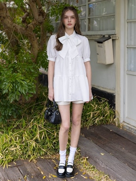「clear（クリア）のアイテム（パンツ）」を使った、clear(クリア)さん（レディース・170cm）の夏コーディネート