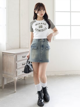 「clear（クリア）のアイテム」を使った、clear(クリア)さん（レディース・162cm）の春コーディネート
