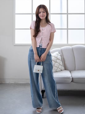 「clear（クリア）のアイテム（シューズ）」を使った、clear(クリア)さん（レディース・161cm）の春コーディネート