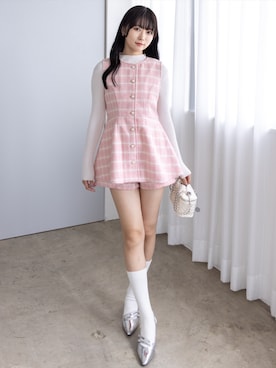 「アイテム（チュニック）」を使った、clear(クリア)さん（レディース・162cm）の秋コーディネート