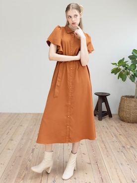 「CLEAR BASIC（クリアベーシック）のアイテム（ワンピース/ドレス）」を使った、clear(クリア)さん（レディース・162cm）の秋コーディネート