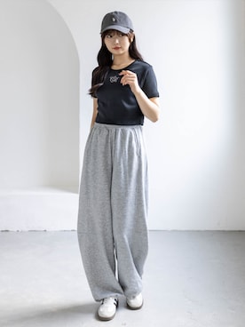 「clear（クリア）のアイテム（パンツ）」を使った、clear(クリア)さん（レディース・162cm）の夏コーディネート