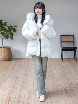 「clear（クリア）のアイテム」を使った、clear(クリア)さん（レディース・162cm）の冬コーディネート