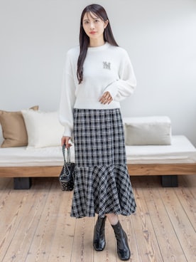 「CLEAR BASIC（クリアベーシック）のアイテム」を使った、clear(クリア)さん（レディース・165cm）の冬コーディネート