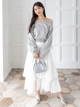 「clear（クリア）のアイテム（スカート）」を使った、clear(クリア)さん（レディース・165cm）の秋コーディネート