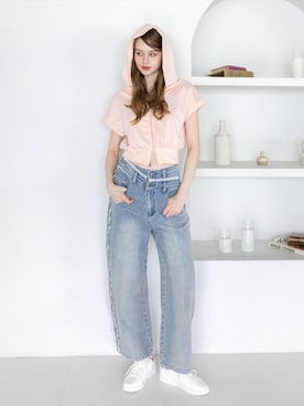 「clear（クリア）のアイテム（パンツ）」を使った、clear(クリア)さん（レディース・175cm）の夏コーディネート