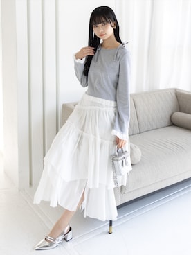 「アイテム（サンダル）」を使った、clear(クリア)さん（レディース・162cm）の秋コーディネート