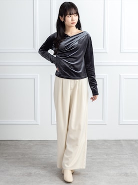 「CLEAR BASIC（クリアベーシック）のアイテム」を使った、clear(クリア)さん（レディース・162cm）の冬コーディネート