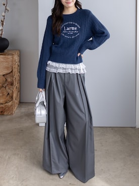 「CLEAR BASIC（クリアベーシック）のアイテム」を使った、clear(クリア)さん（レディース・161cm）の冬コーディネート