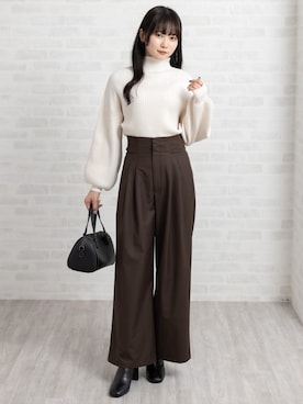 「CLEAR BASIC（クリアベーシック）のアイテム」を使った、clear(クリア)さん（レディース・162cm）の冬コーディネート