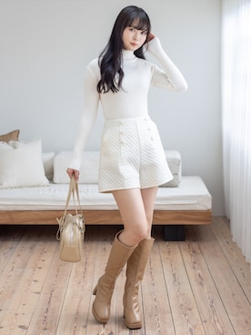 「CLEAR BASIC（クリアベーシック）のアイテム」を使った、clear(クリア)さん（レディース・162cm）の冬コーディネート