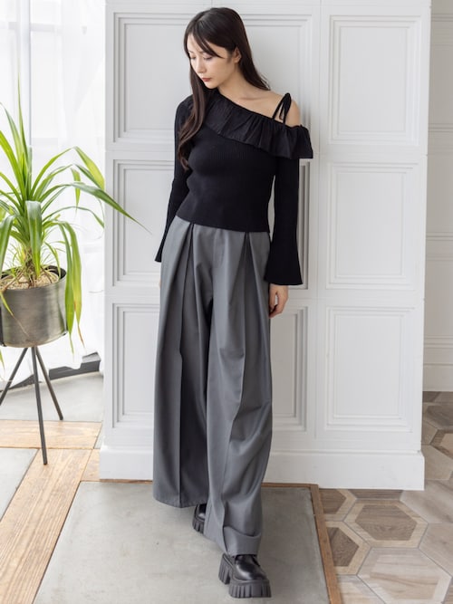 トラックソールレースアップブーツ ≪2024AW新作≫