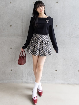 「clear（クリア）のアイテム（スカート）」を使った、clear(クリア)さん（レディース・162cm）の秋コーディネート