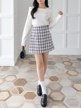 「clear（クリア）のアイテム（スカート）」を使った、clear(クリア)さん（レディース・162cm）の秋コーディネート